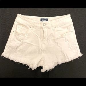 EUC Angel Kiss White Distressed Jean Shorts-JRS 7